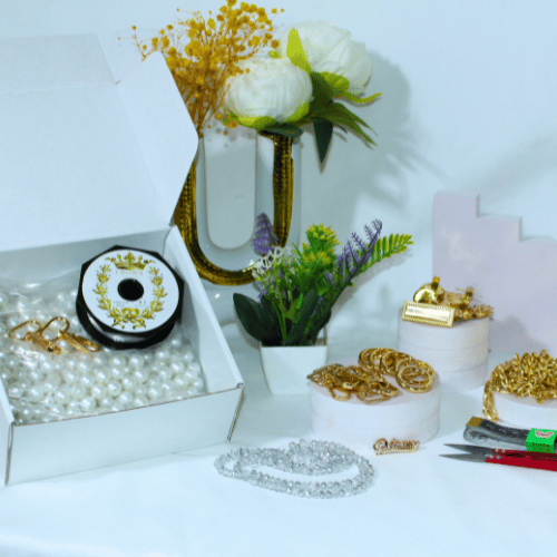 باقة تعلم صناعة الحقائب باللؤلؤ